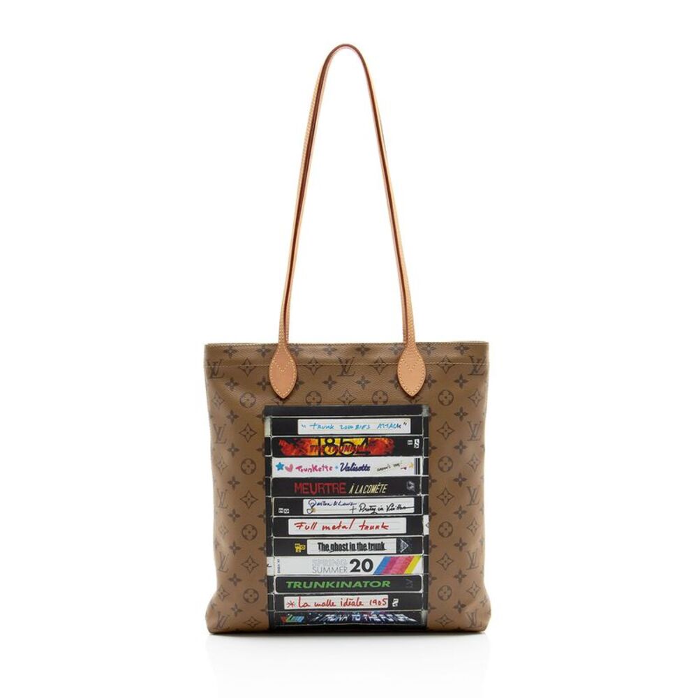 Louis Vuitton Limited Edition Reverse Monogram VHS Carry It Tote